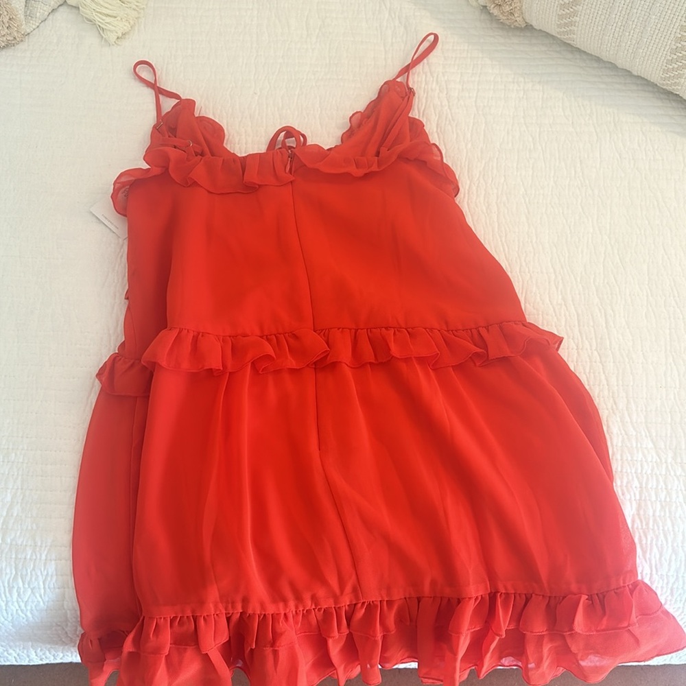 Forever21 Red Ruffle Mini - Picture 3 of 3